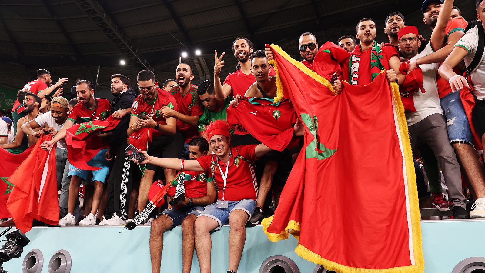 Mundial Qatar 2022 | La afición marroquí celebra el pase a cuartos - ver ahora