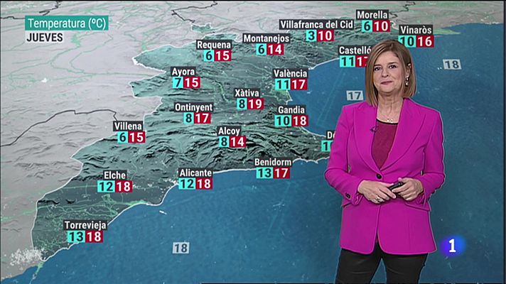 El tiempo en la Comunitat Valenciana - 07/12/22