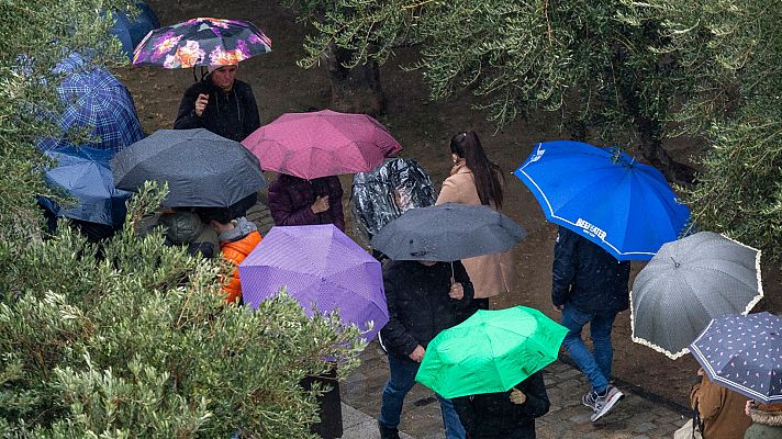 El puente de diciembre cierra con lluvia abundante y generalizada