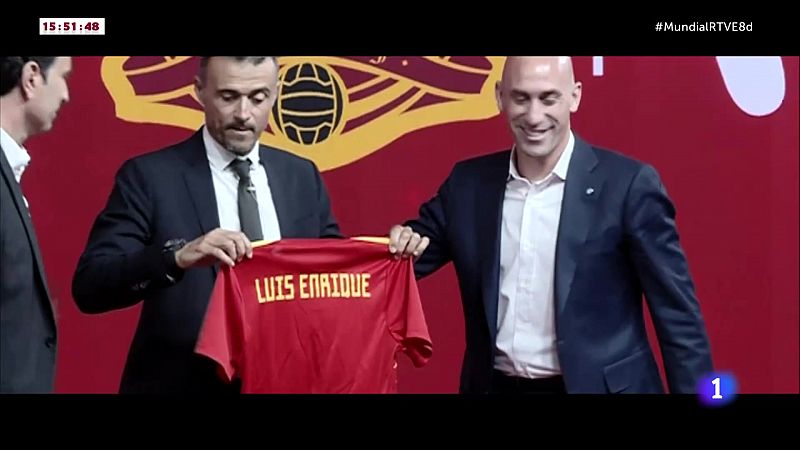 La historia de Luis Enrique al frente de la selección española