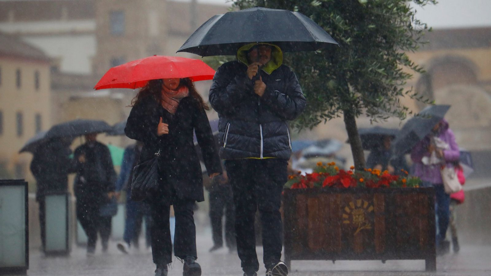 Lluvias fuertes en el cuadrante suroeste, Cantábrico y Pirineos