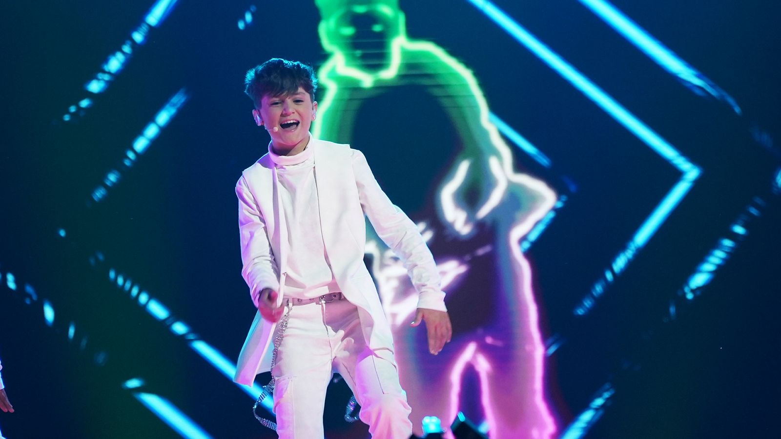 Eurovisión Junior 2022 | Minuto en exclusiva del segundo ensayo de Carlos Higes - Eurovisión Junior | Ver