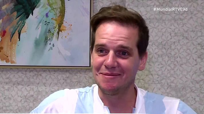Telediario 1 - Jero Freixas, así vive el Mundial un fanático de Messi y Argentina