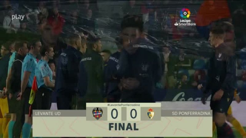 Levante-Ponferradina: resumen del partido, 19ª jornada. Ver en RTVE Play