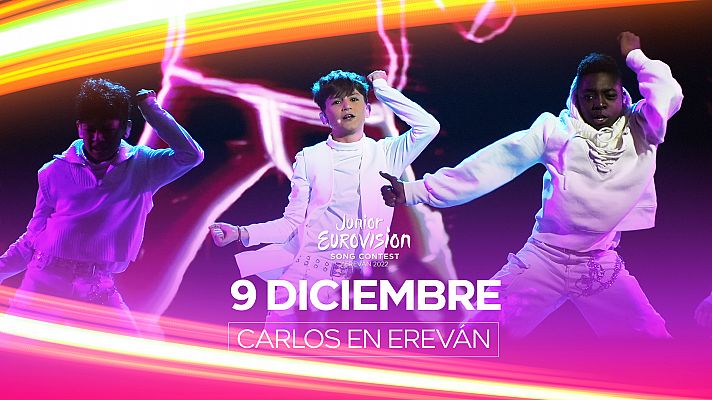 9 de diciembre: Carlos Higes realiza su segundo ensayo en Eurovisión Junior 2022