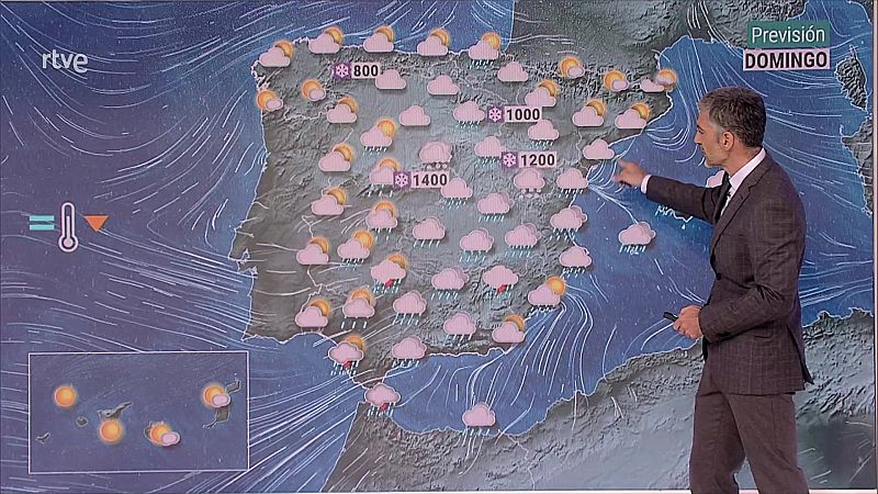 Intervalos de viento fuerte en los litorales de Andalucía, del resto del sureste peninsular y del Cantábrico occidental - ver ahora