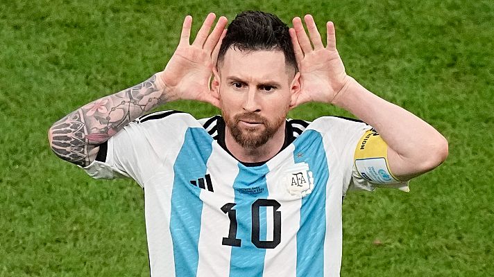 Asistencia mágica de Messi para el primer gol de Argentina a Países Bajos