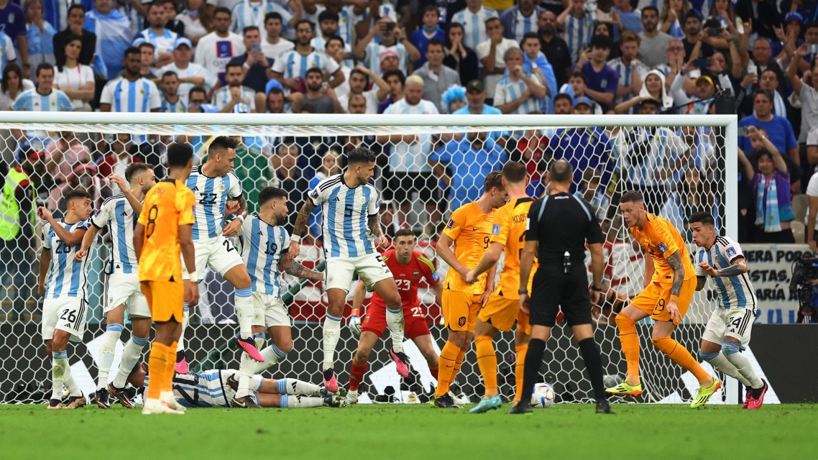 El gol de "laboratorio" de Países Bajos que sorprendió a toda Argentina