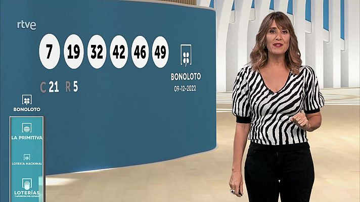 Loterías - Sorteo de la Bonoloto y Euromillones del 09/12/2022