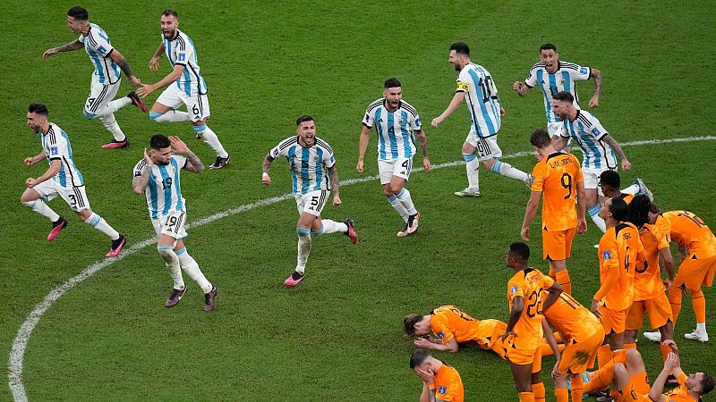 Argentina celebra en la cara de Países Bajos - ver vídeo