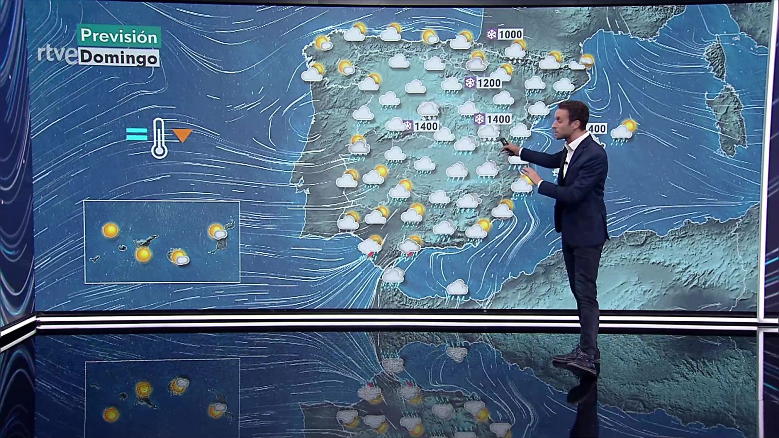 Descenso notable de las temperaturas en zonas del noreste peninsular y Baleares - ver ahora