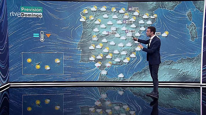 El tiempo - Descenso notable de las temperaturas en zonas del noreste peninsular y Baleares