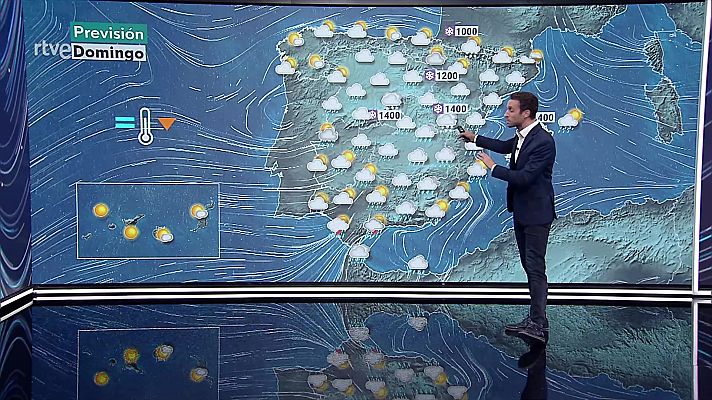 Descenso notable de las temperaturas en zonas del noreste peninsular y Baleares