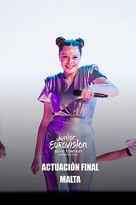 Eurovisión Junior - Malta: Gaia Gambuzza canta "Diamonds in the skies"