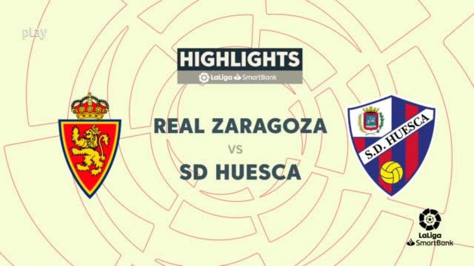 Zaragoza-Huesca: resumen del partido, 20ª jornada. Ver en RTVE Play