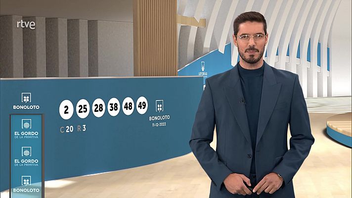 Loterías - Sorteo de la Bonoloto y El Gordo de la Primitiva del 11/12/2022