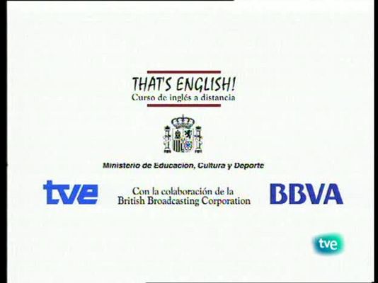That's English - Módulo 5 - Unidad 2 - Programa 1