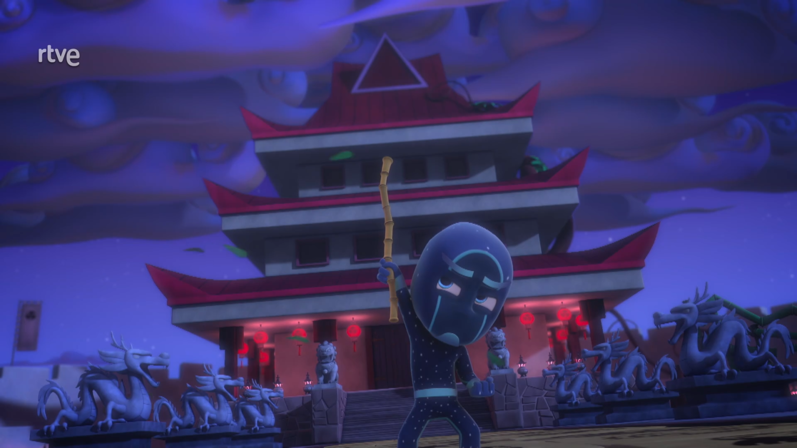 La tormenta del ninja - PJ Masks | Ver