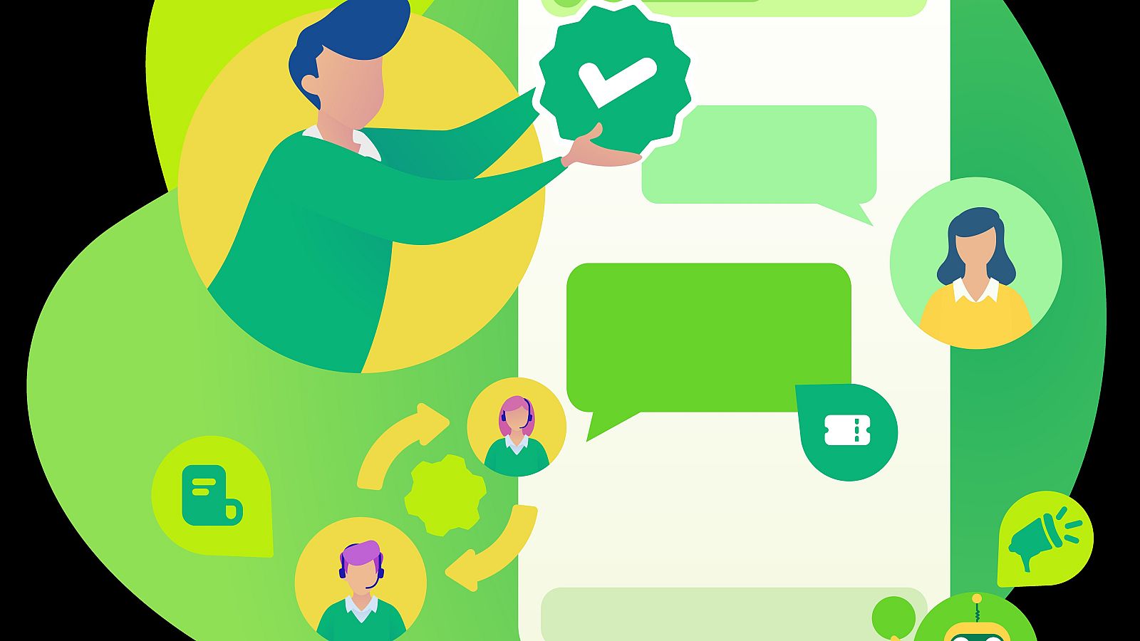 Aquí hay trabajo - Líneas rojas del WhatsApp en el trabajo - ver ahora