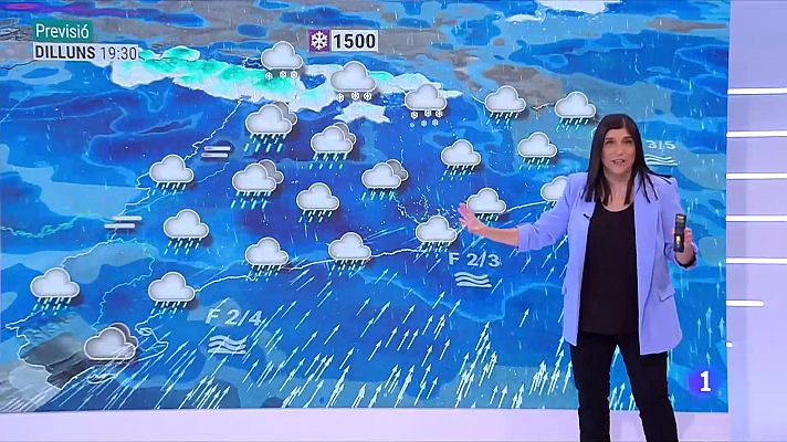 El temps - Dilluns de núvols, paraigua i poca sensació d'hivern