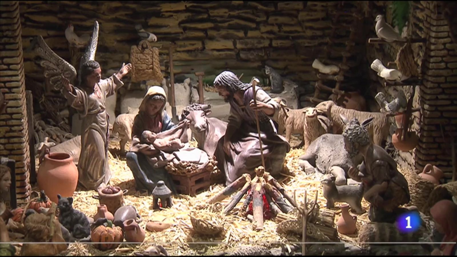 Correus tria el betlem de Roca de Meliana per als seus segells de Nadal