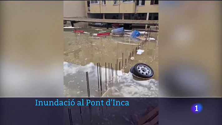 Informatiu Balear - Inundació al Pont d'Inca