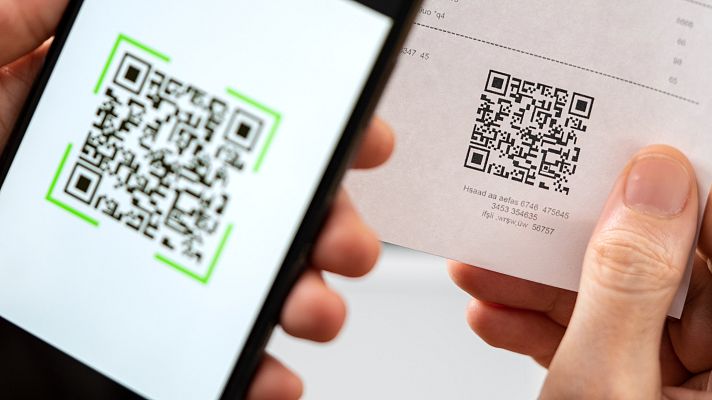Telediario 1 - Un código QR podría sustituir el prospecto en papel de los medicamentos