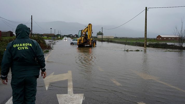 Cortada la carretera entre Cáceres y Badajoz por las intensas lluvias