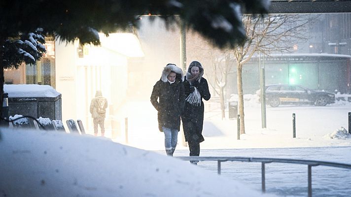 El temporal de frío y nieve deja a Europa con los termómetros en mínimos