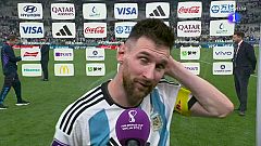 Leo Messi, clasificado para la final del Mundial: "Estoy disfrutando muchísimo"