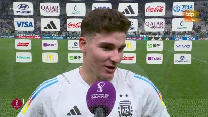 Argentina 3-0 Croacia: Julián Álvarez dice que su país lo merecía - Copa Mundial de la FIFA Catar 2022 | Ver
