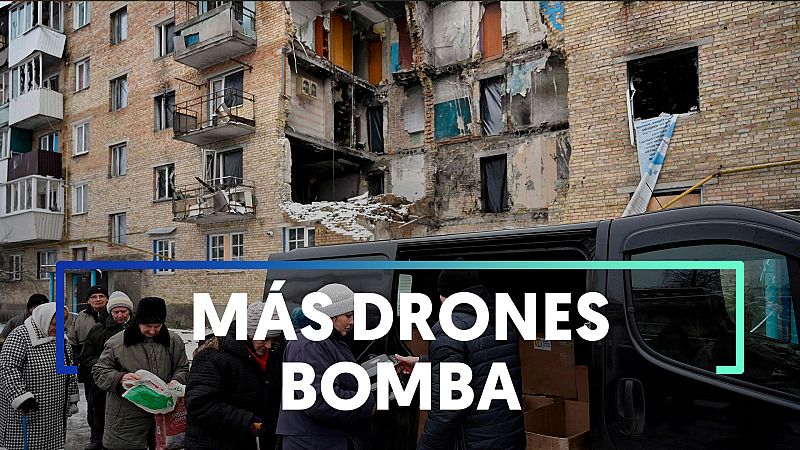 Rusia bombardea Kiev con drones de fabricación iraní 