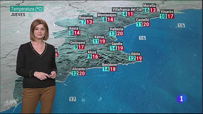 El tiempo en la Comunitat Valenciana - 14/12/22