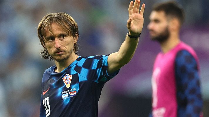 Detalles de Luka Modric en el partido contra Argentina