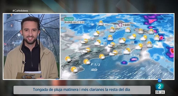 El temps - Obertura de clarianes, després de la pluja matinara