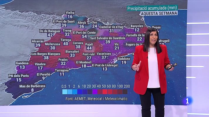 El temps - El darrer front de pluja general d'aquesta setmana