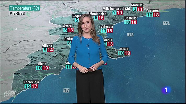 El Tiempo en la Comunitat Valenciana - 15/12/22