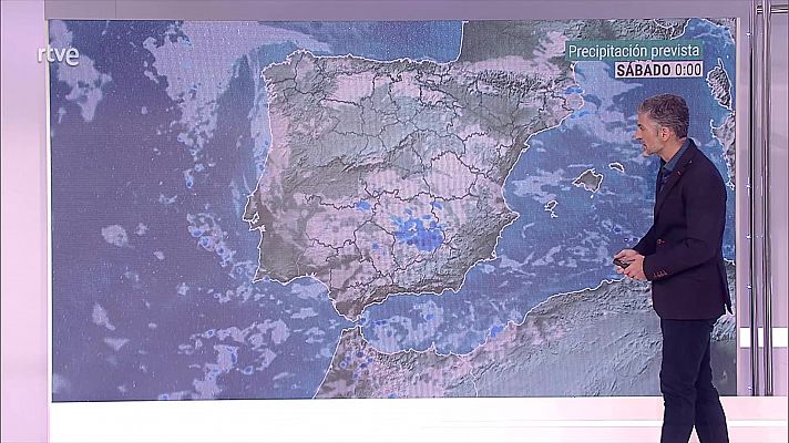 El tiempo - Probables chubascos localmente fuertes, persistentes y acompañados de tormenta en el entorno del Estrecho y litorales de Alborán