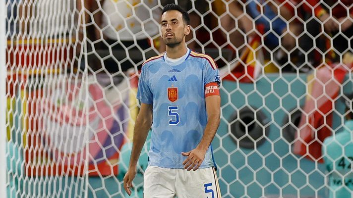 Telediario 1 - Busquets anuncia que abandona la selección española