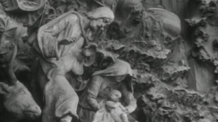 NO-DO - Navidad: pesebre permanente en la Sagrada Familia