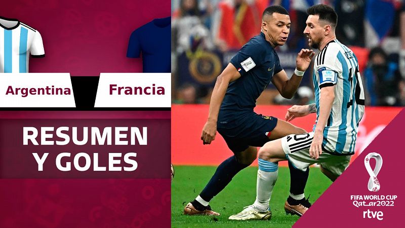 Argentina - Francia: resumen y goles - ver en RTVE Play