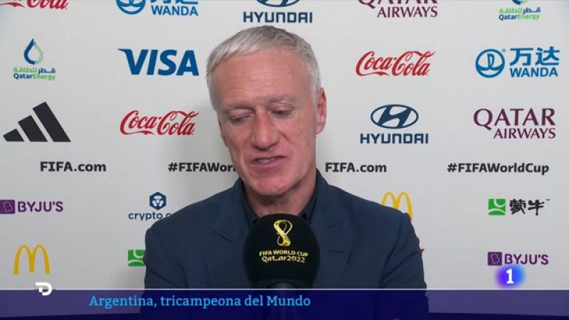 Didier Deschamps: ''Escalamos la montaña y llegamos a la cima, pero no nos pudimos quedar allí''