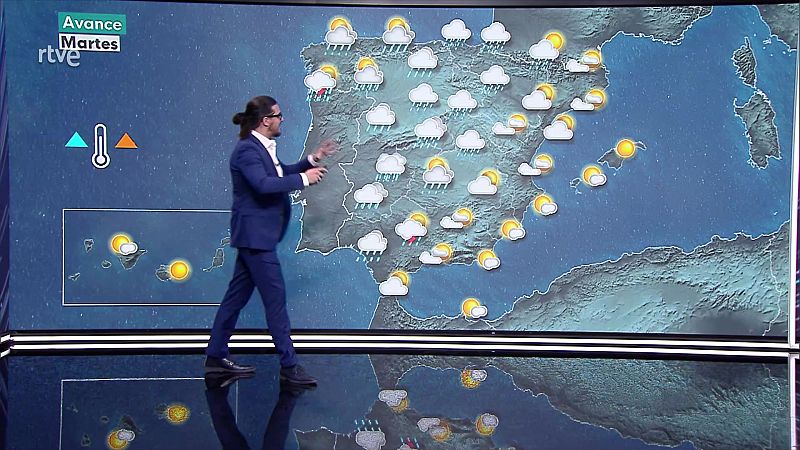 Intervalos de viento fuerte y rachas muy fuertes en el litoral de Galicia, cordillera Cantábrica y norte de Navarra - ver ahora