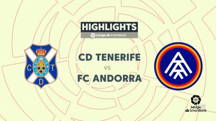 Resúmenes de LaLiga - Tenerife-Andorra: resumen del partido, 21ª jornada