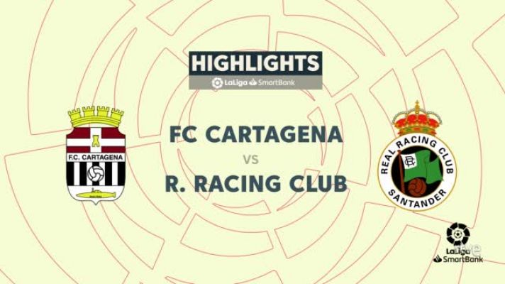 Resúmenes de LaLiga - Cartagena-Racing: resumen del partido de la 21ª jornada