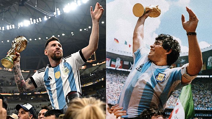 Telediario 1 - Messi logra su consagración definitiva con el Mundial