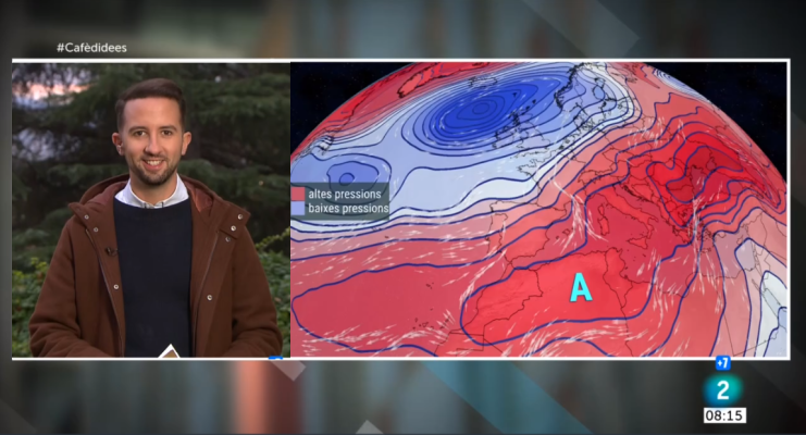 El temps - Avui arribarà un front, després anticicló i suavitat diürna