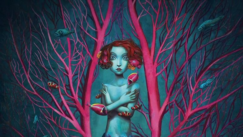 El dibujante francés Benjamin Lacombe lleva 'La sirenita' a su propio universo