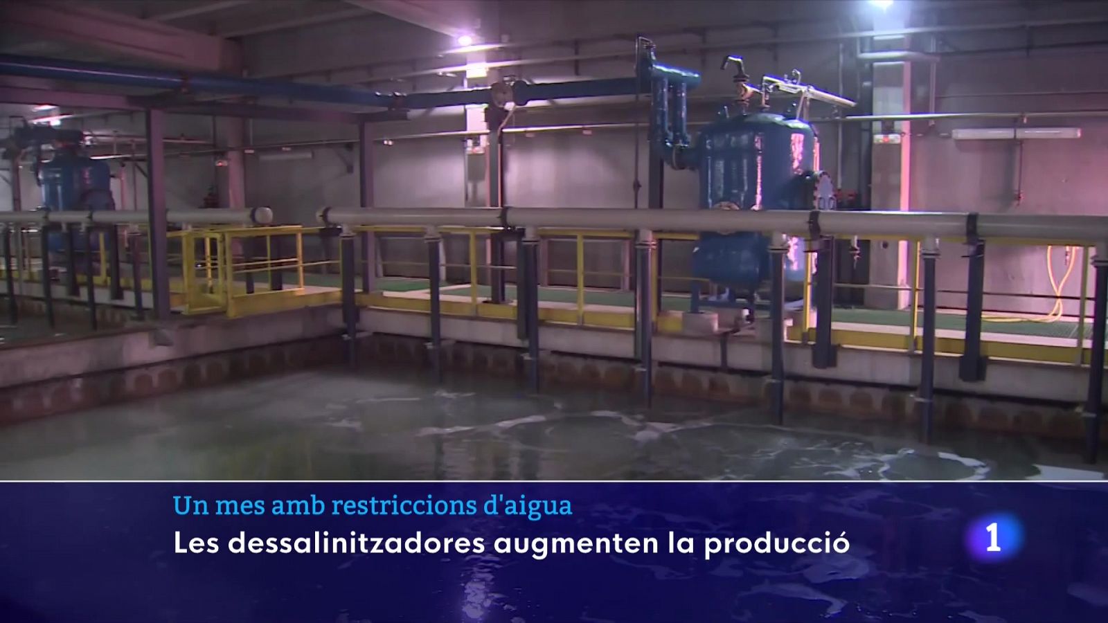 Un mes amb restriccions d'aigua: les dessalinitzadores augmenten la producció