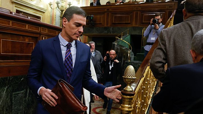 Telediario 1 - El Gobierno prepara una proposición de ley para sacar la reforma que paralizó el Constitucional con el apoyo de sus socios